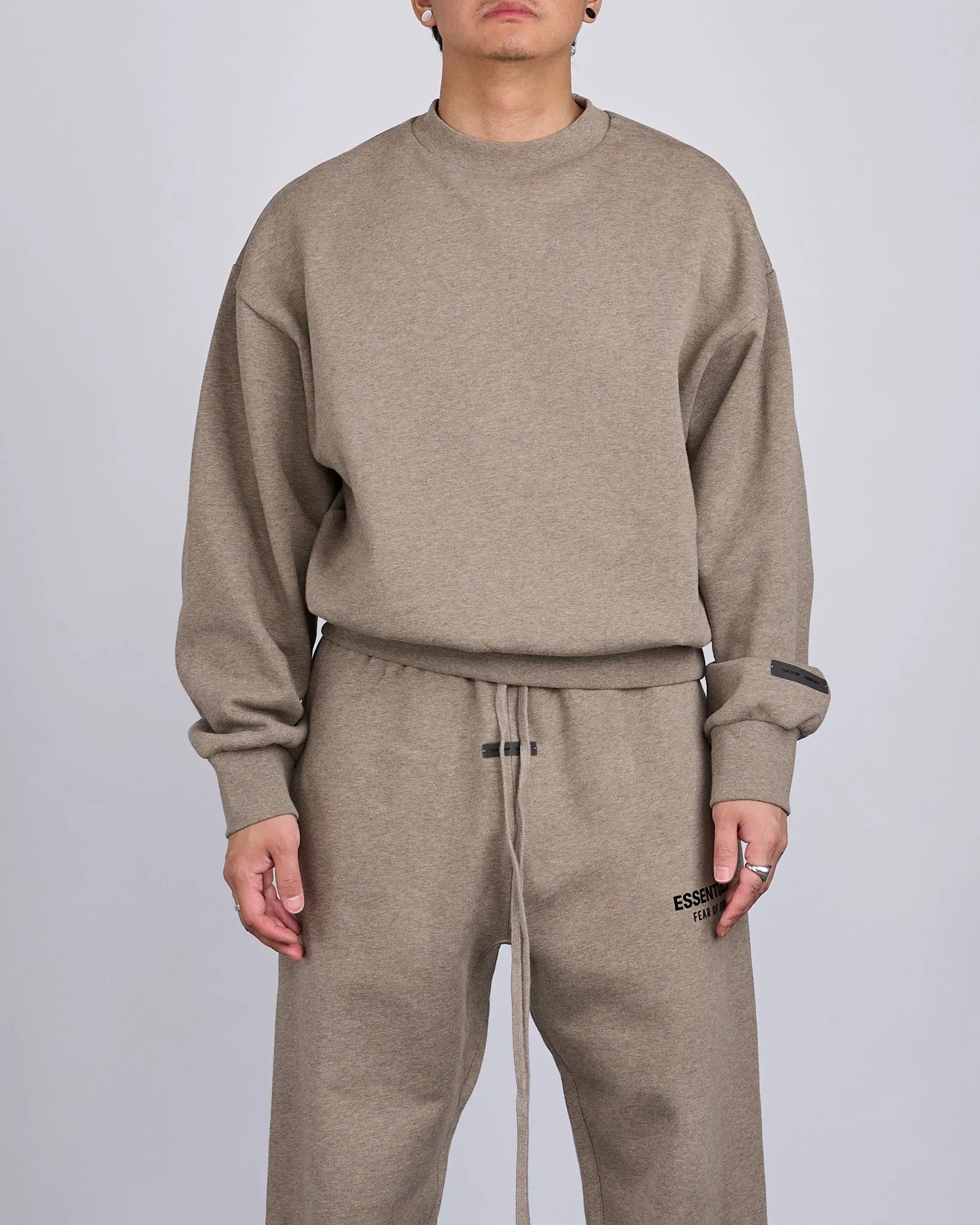 Fear of God Essentials Classic Crewneck Bevel Homestead Heather