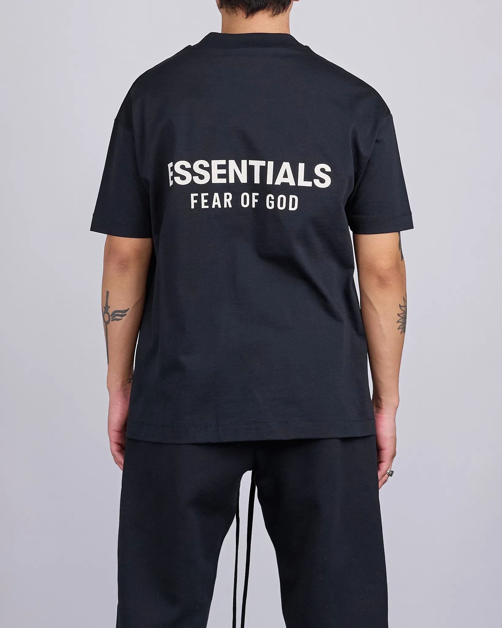 Fear of God Essentials Classic T-Shirt Bevel Jet Black