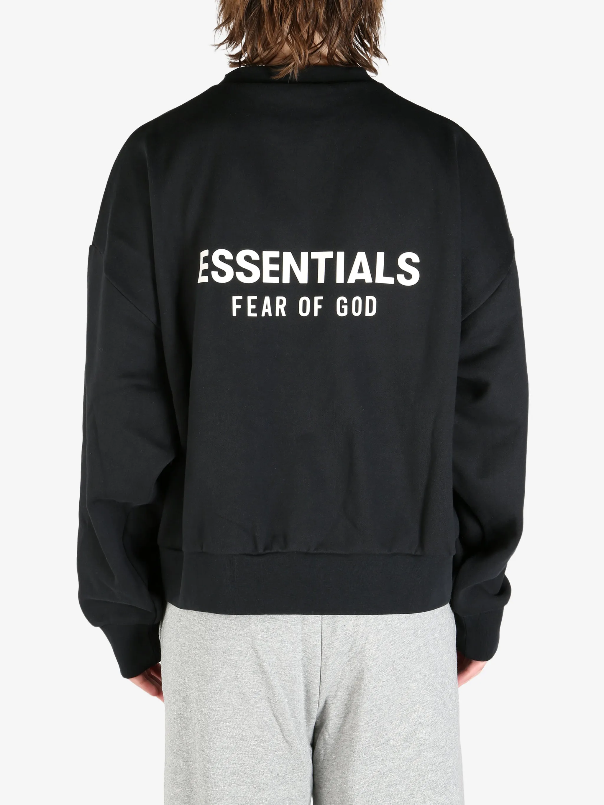 FEAR OF GOD ESSENTIALS - Men Classic Fit Fleece Crewneck