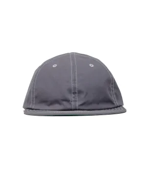 Found Feather Classic 6 Panel Cap British Millerain Waxed Cotton Grey