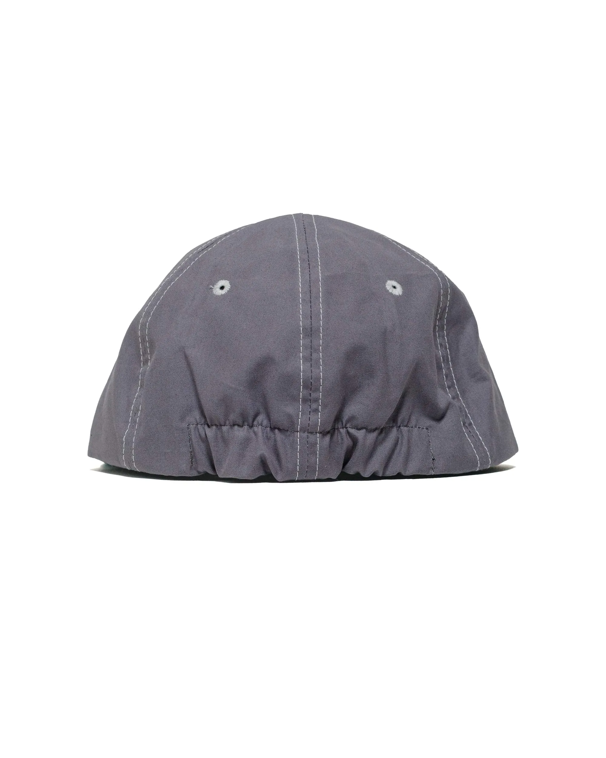 Found Feather Classic 6 Panel Cap British Millerain Waxed Cotton Grey
