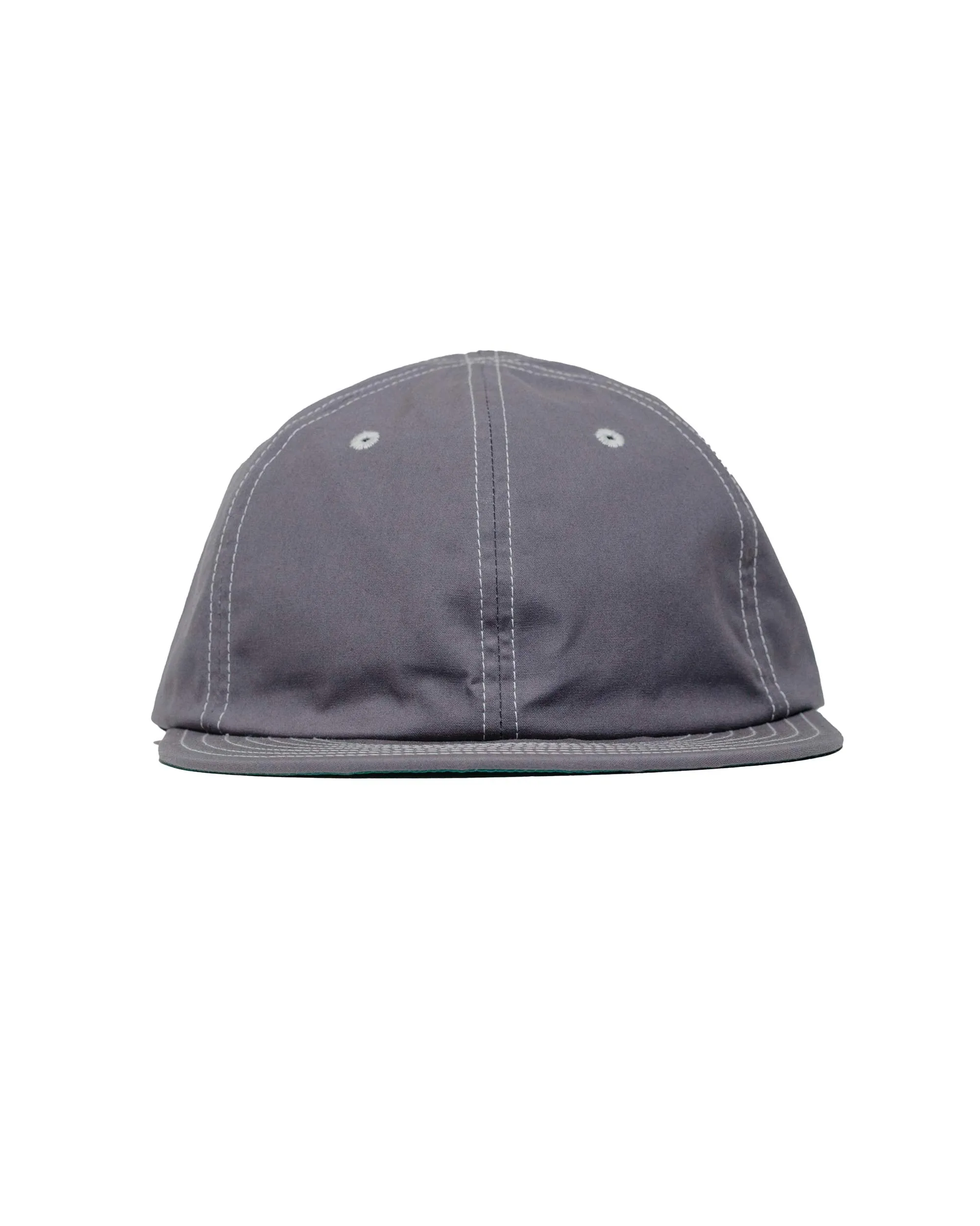 Found Feather Classic 6 Panel Cap British Millerain Waxed Cotton Grey