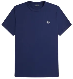 Fred Perry Small Logo T-Shirt (Blue)