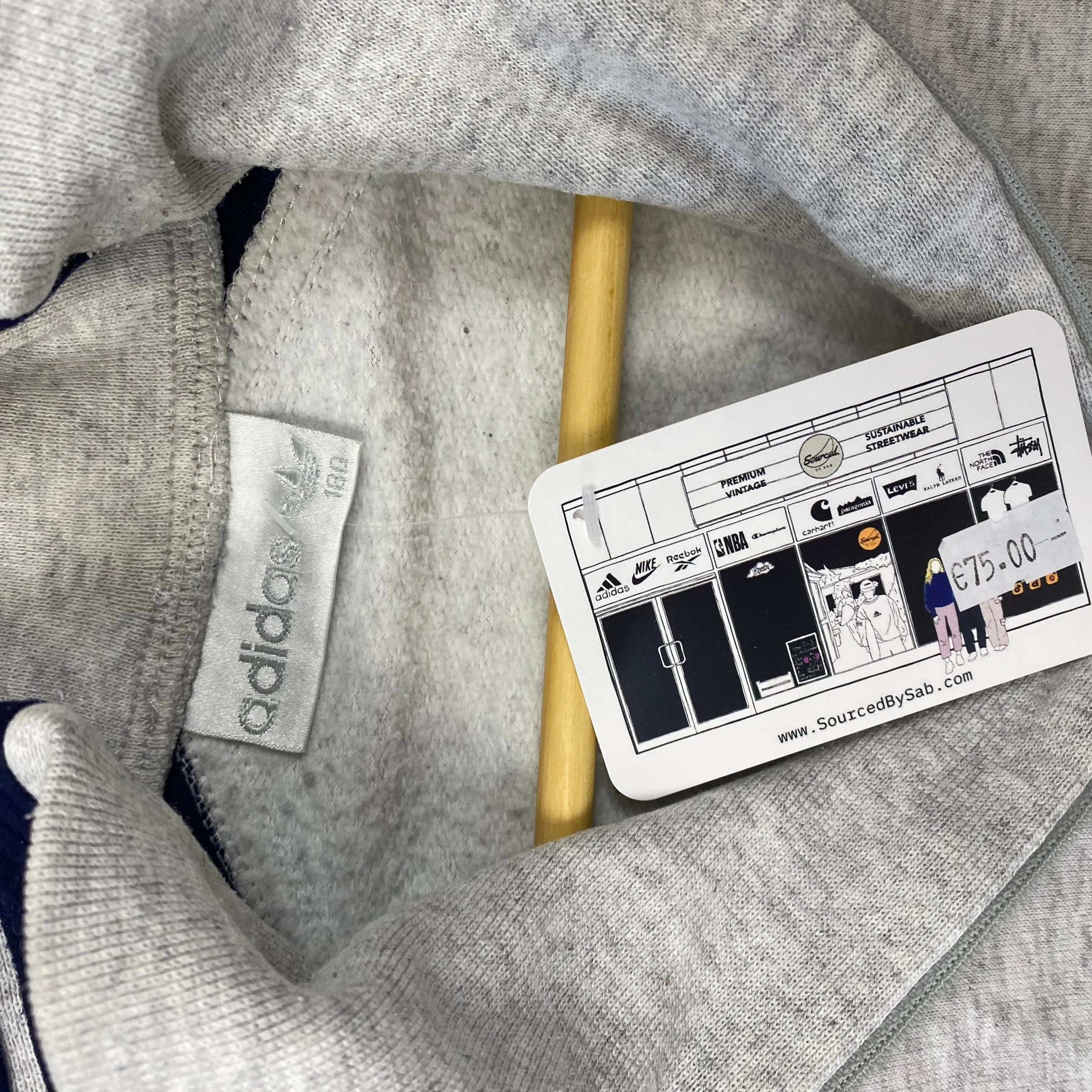 Grey Adidas Quarter Zip (L)