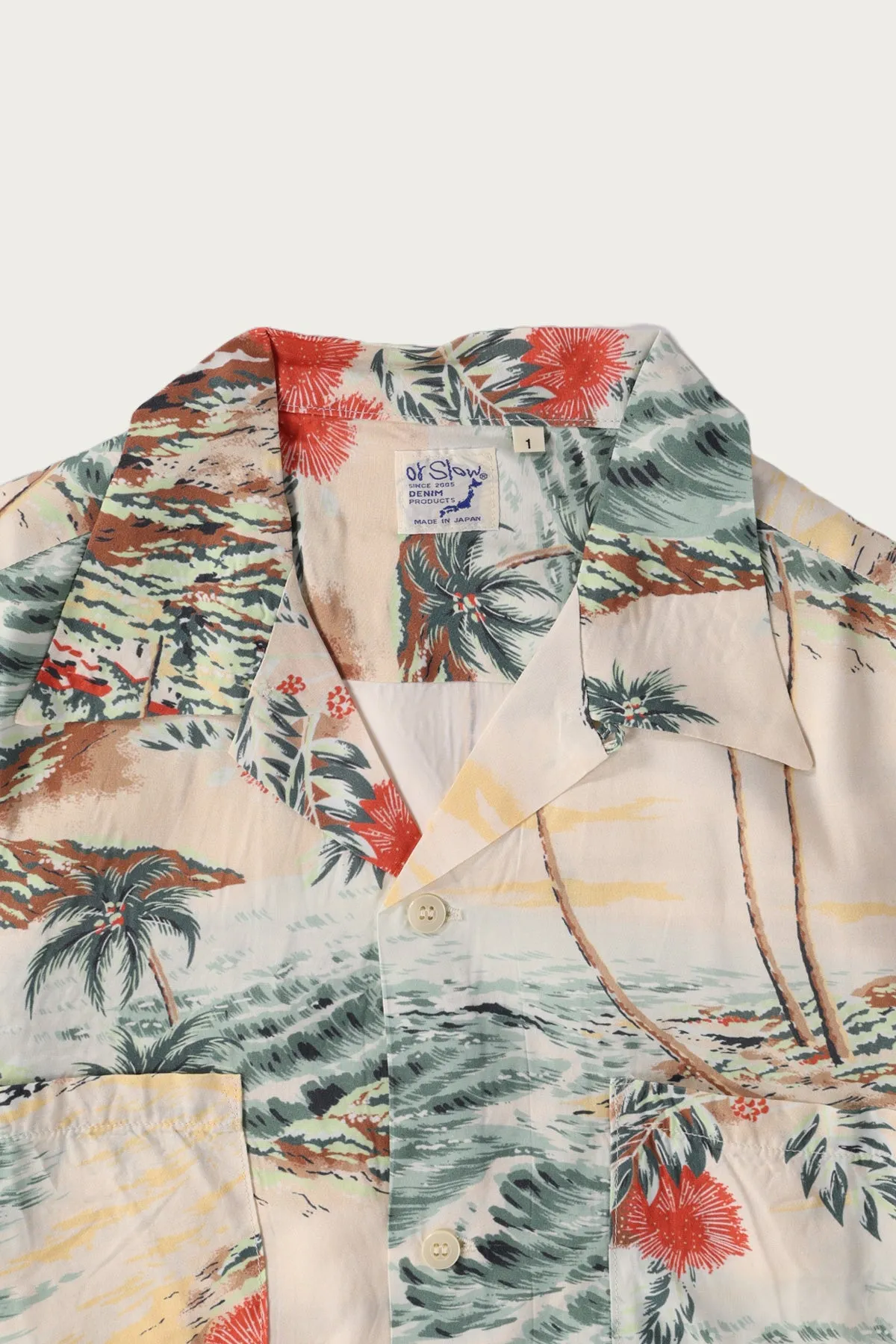 Hawaiian Shirt - Ecru