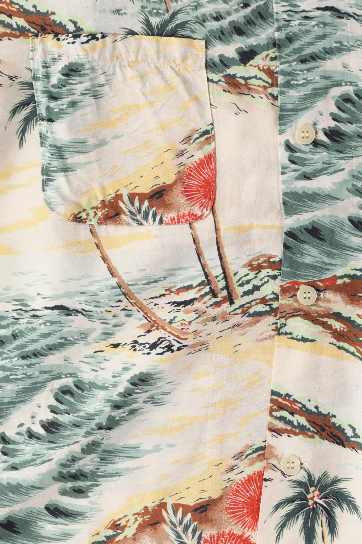 Hawaiian Shirt - Ecru