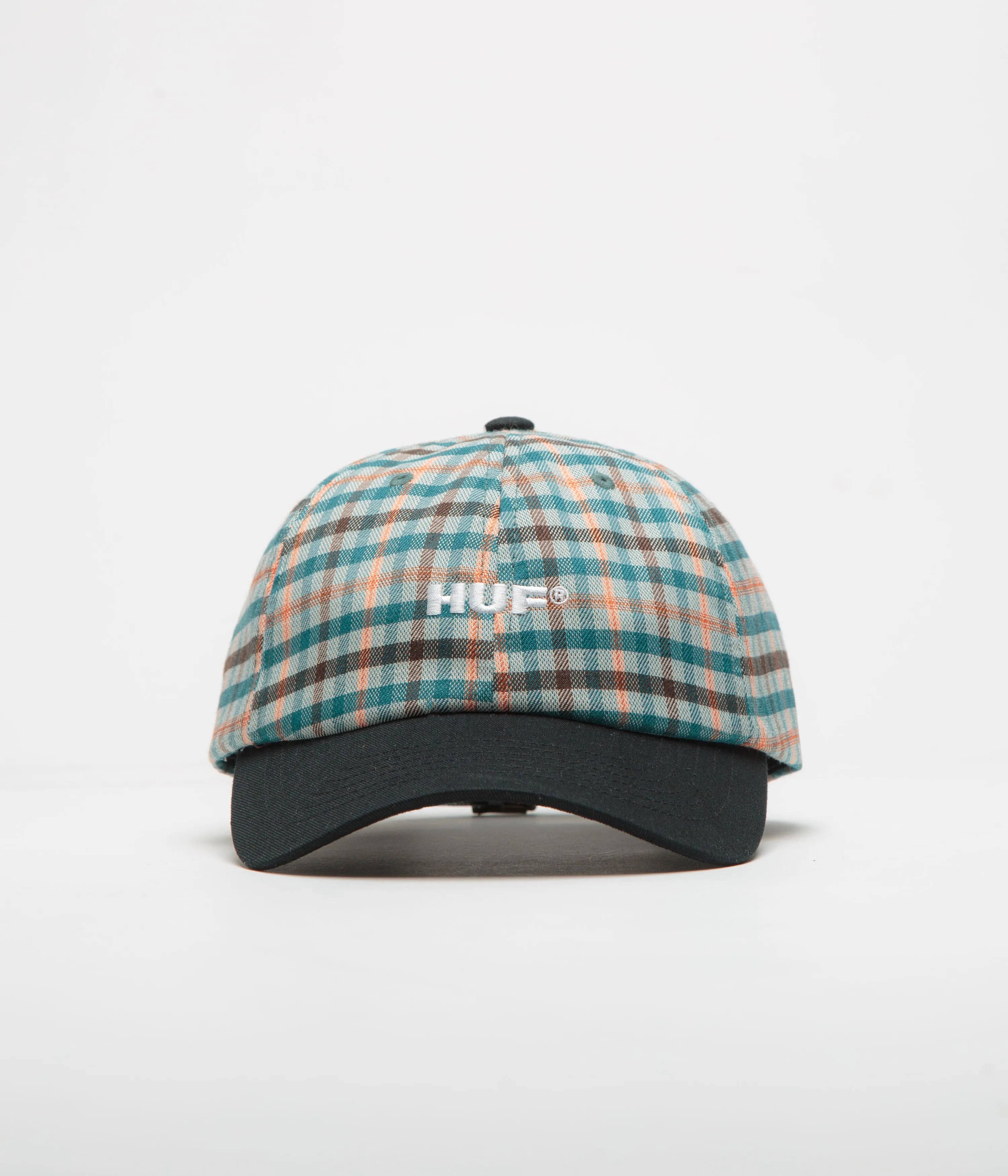 HUF Shadow Plaid Cap - Black