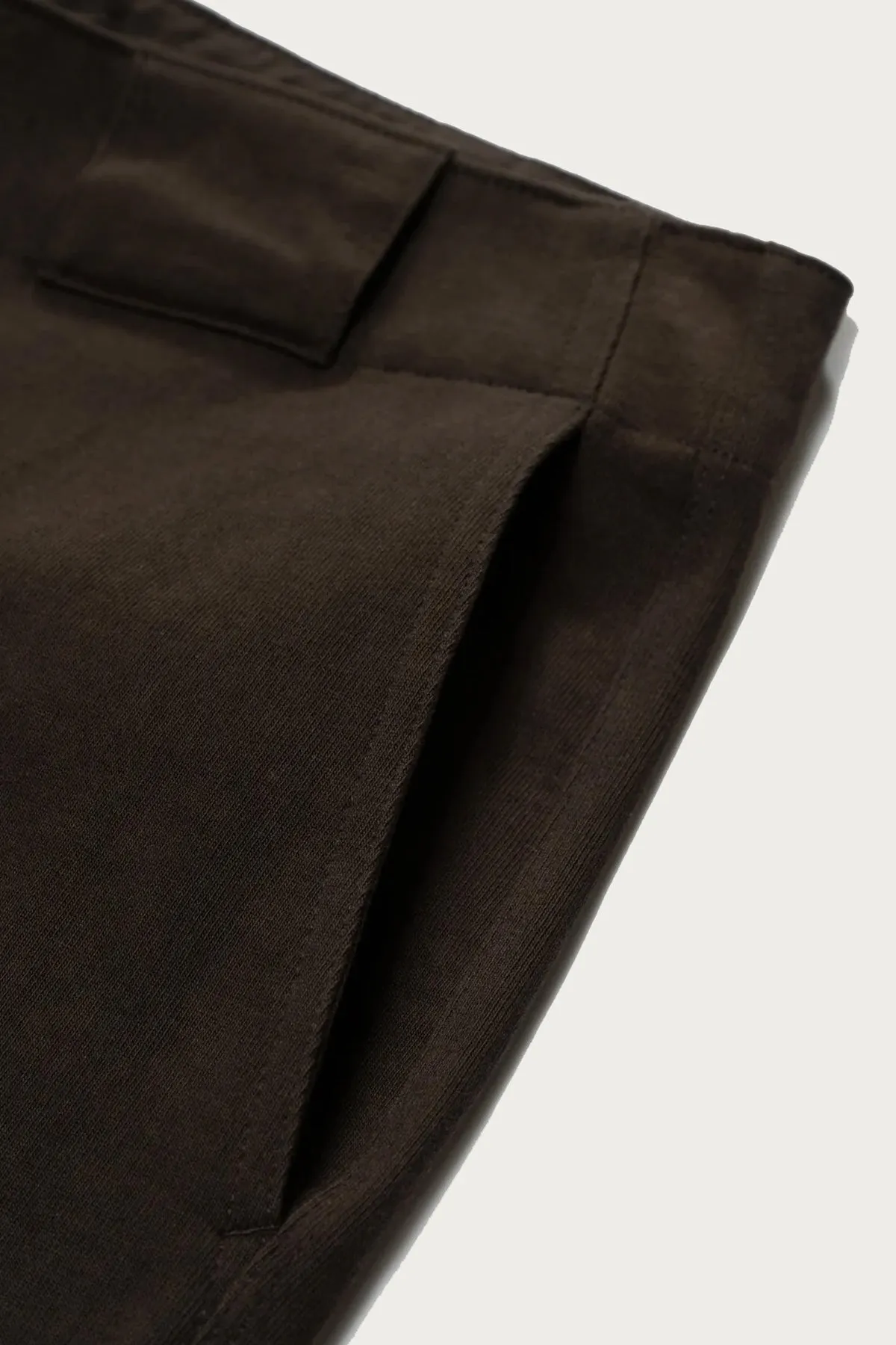 Jersey Trouser - Black Olive