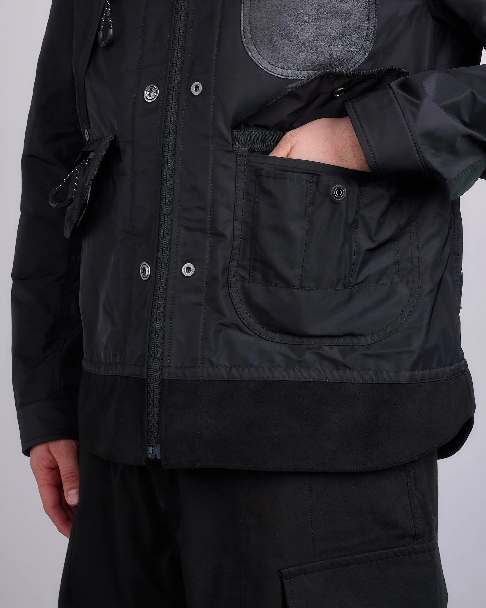 Junya Watanabe MAN eYe x Oakley Laminated 4-Pocket Jacket Black