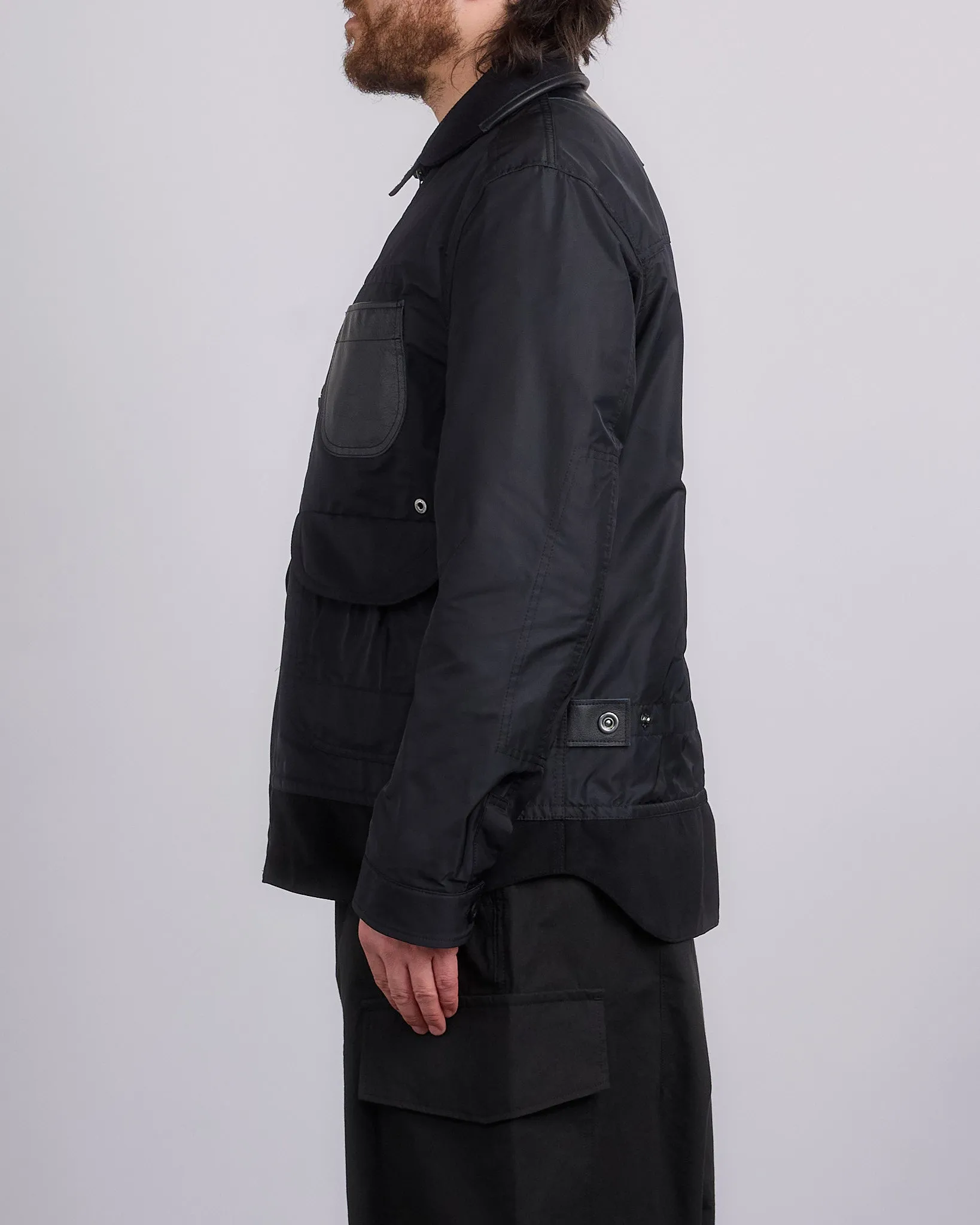 Junya Watanabe MAN eYe x Oakley Laminated 4-Pocket Jacket Black