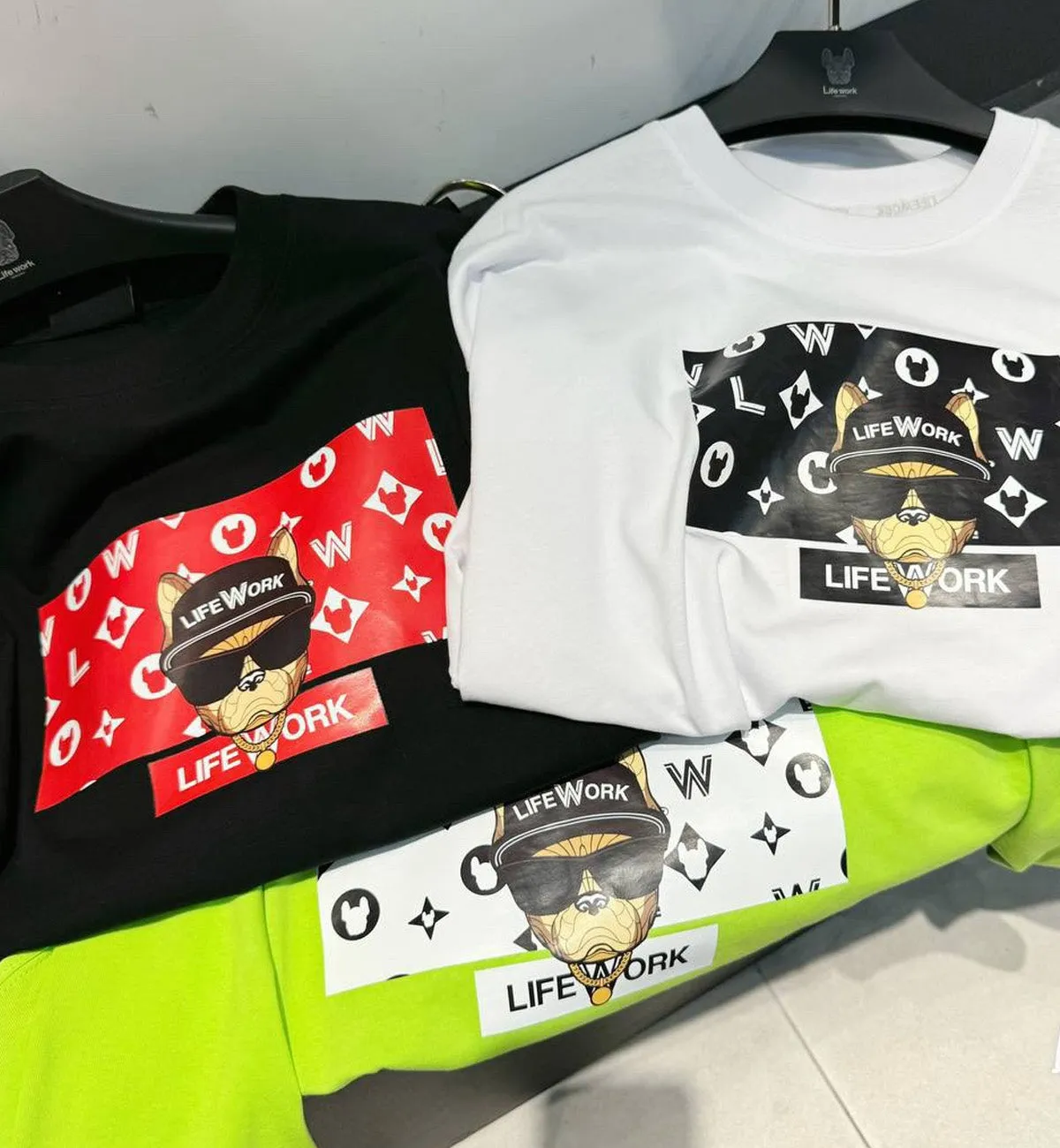 Lifework Dog Face Logo T-Shirt SS24 V4