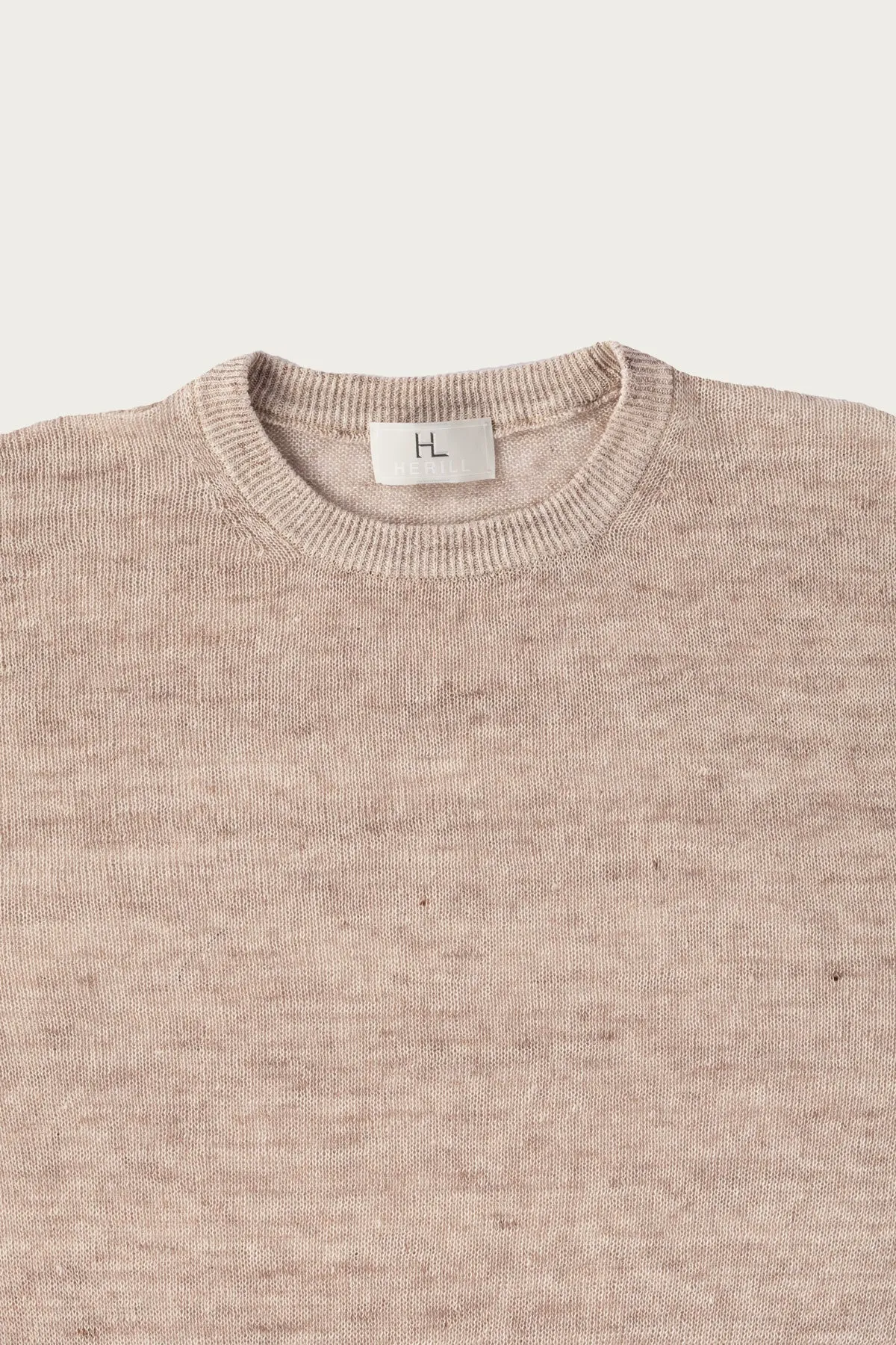 Linen WG Pullover - Sand Beige
