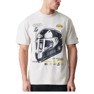 LOS ANGELES LAKERS MODERN SPEED T-SHIRT LIGHT BEIGE