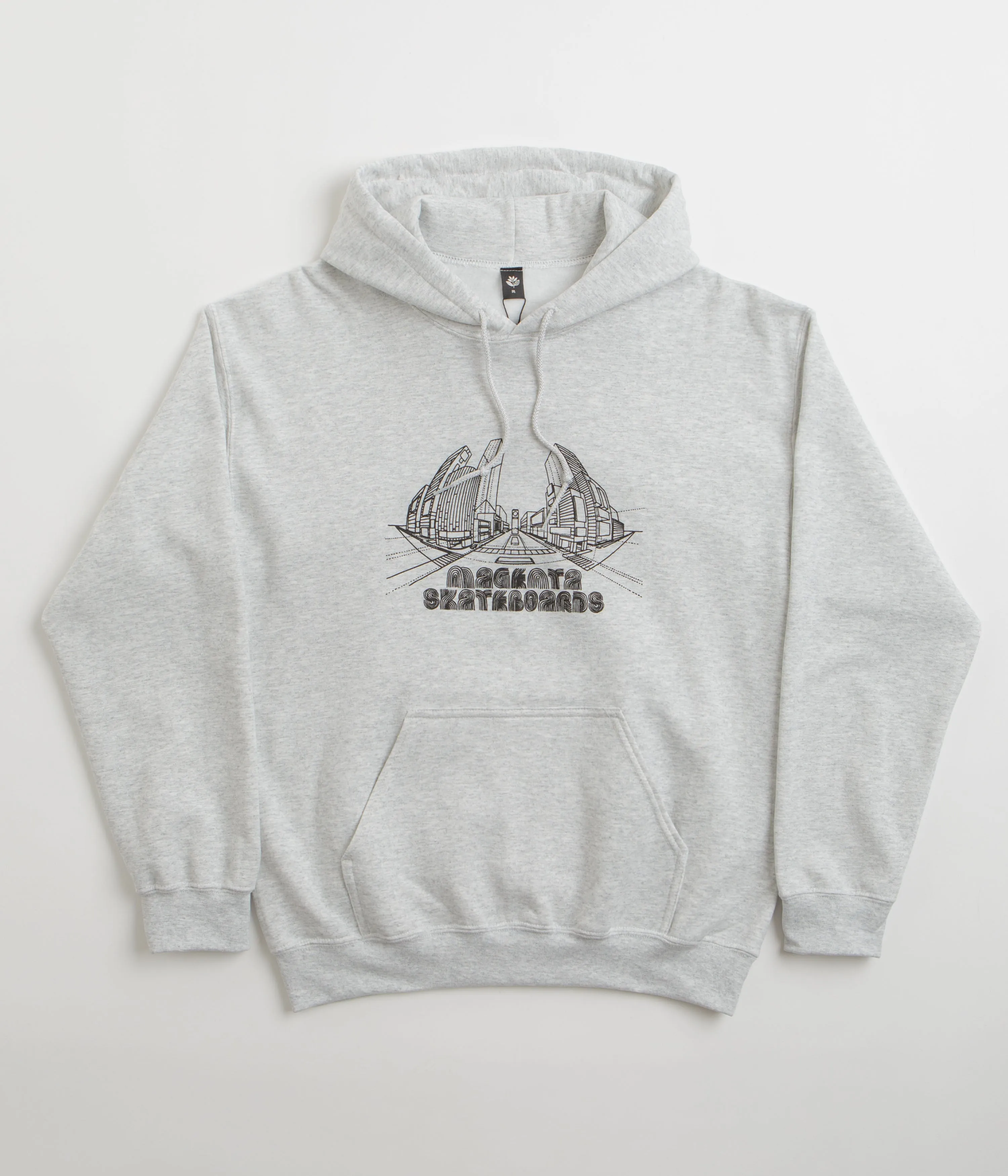 Magenta 3D Hoodie - Ash