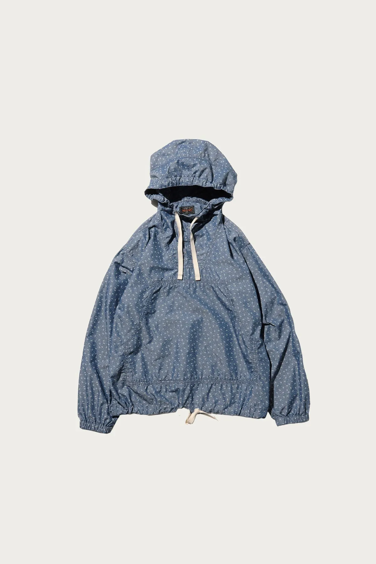 MIL Smock NYCO Indigo Chambray Discharge Print - Calico