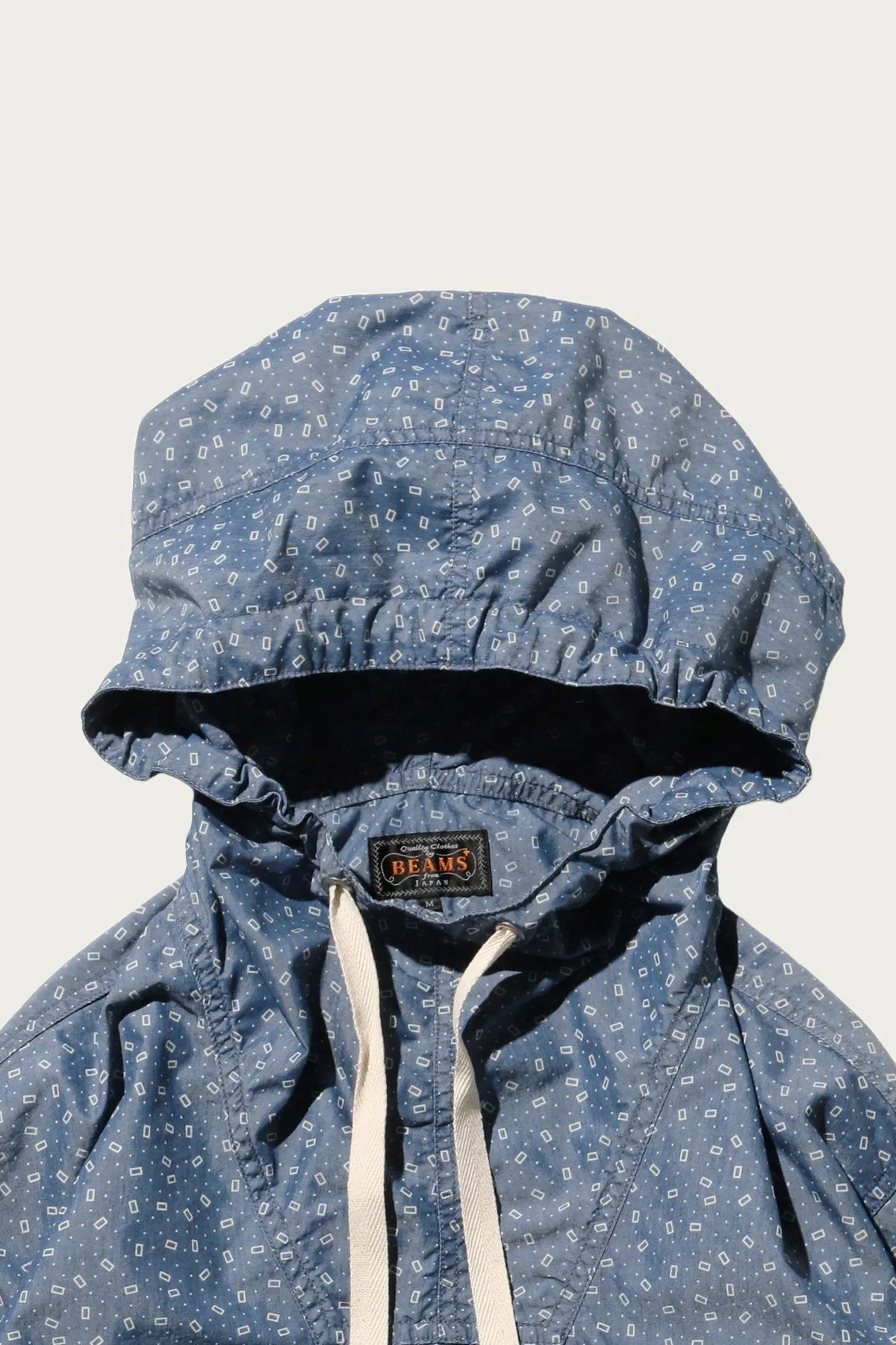 MIL Smock NYCO Indigo Chambray Discharge Print - Calico