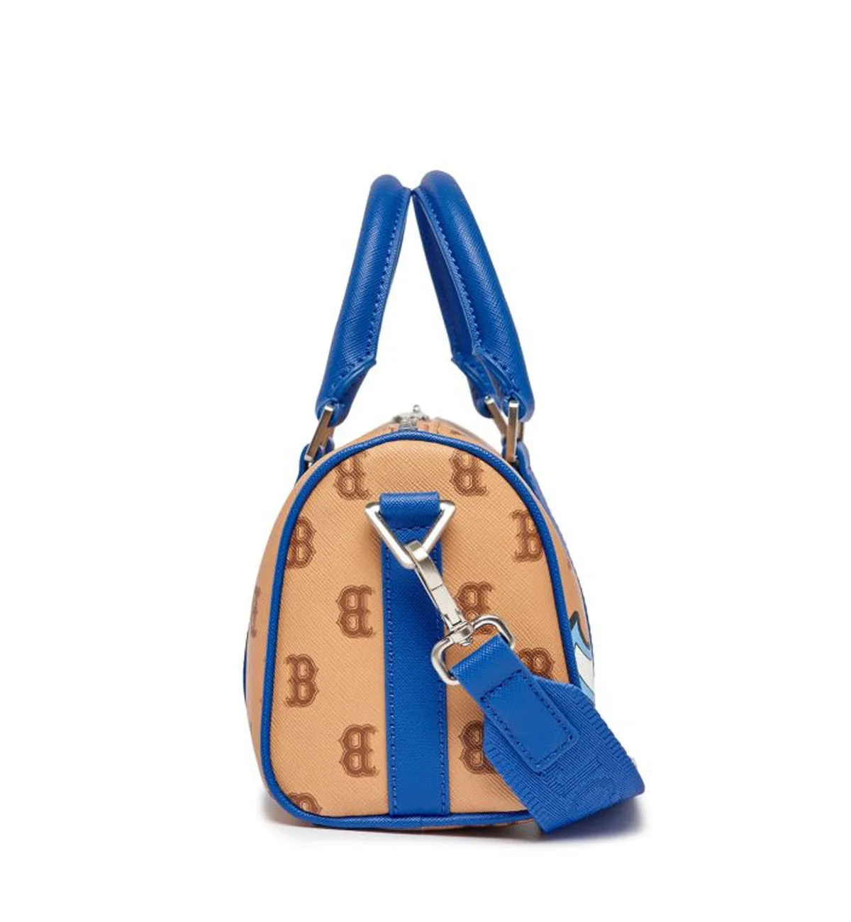 Monotive Coated Canvas S-Boston Bag (Beige Blue)