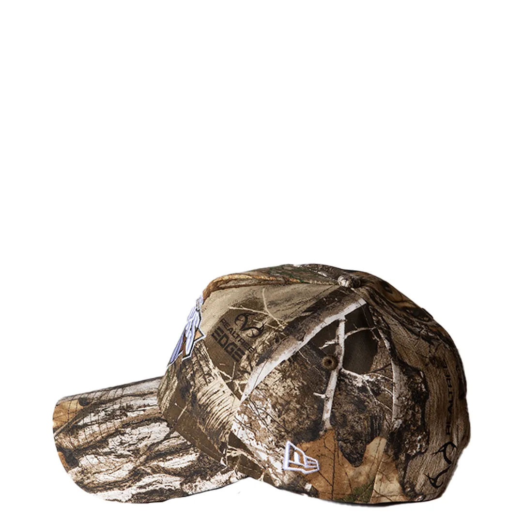 NEW YORK KNICKS REALTREE CAMO 9FORTY ADJUSTABLE A-FRAME KHAKI CAP
