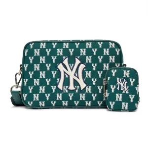 NYK Monogram Cross Bag (Green White)