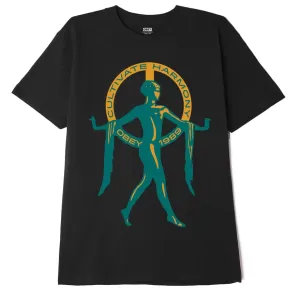 OBEY CULTIVATE HARMONY TEE // BLACK