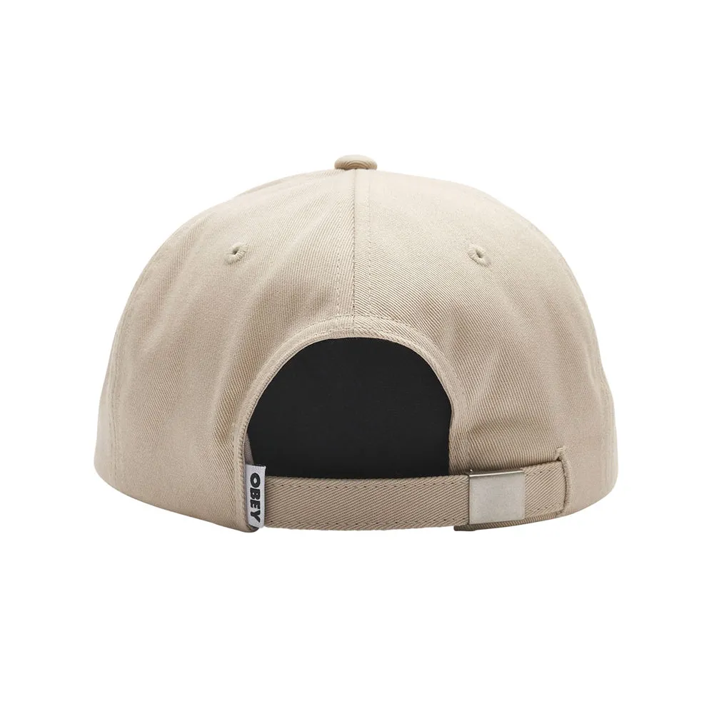 OBEY ICON PATCH PANEL STRAPBACK // IRISH CREAM
