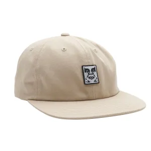 OBEY ICON PATCH PANEL STRAPBACK // IRISH CREAM
