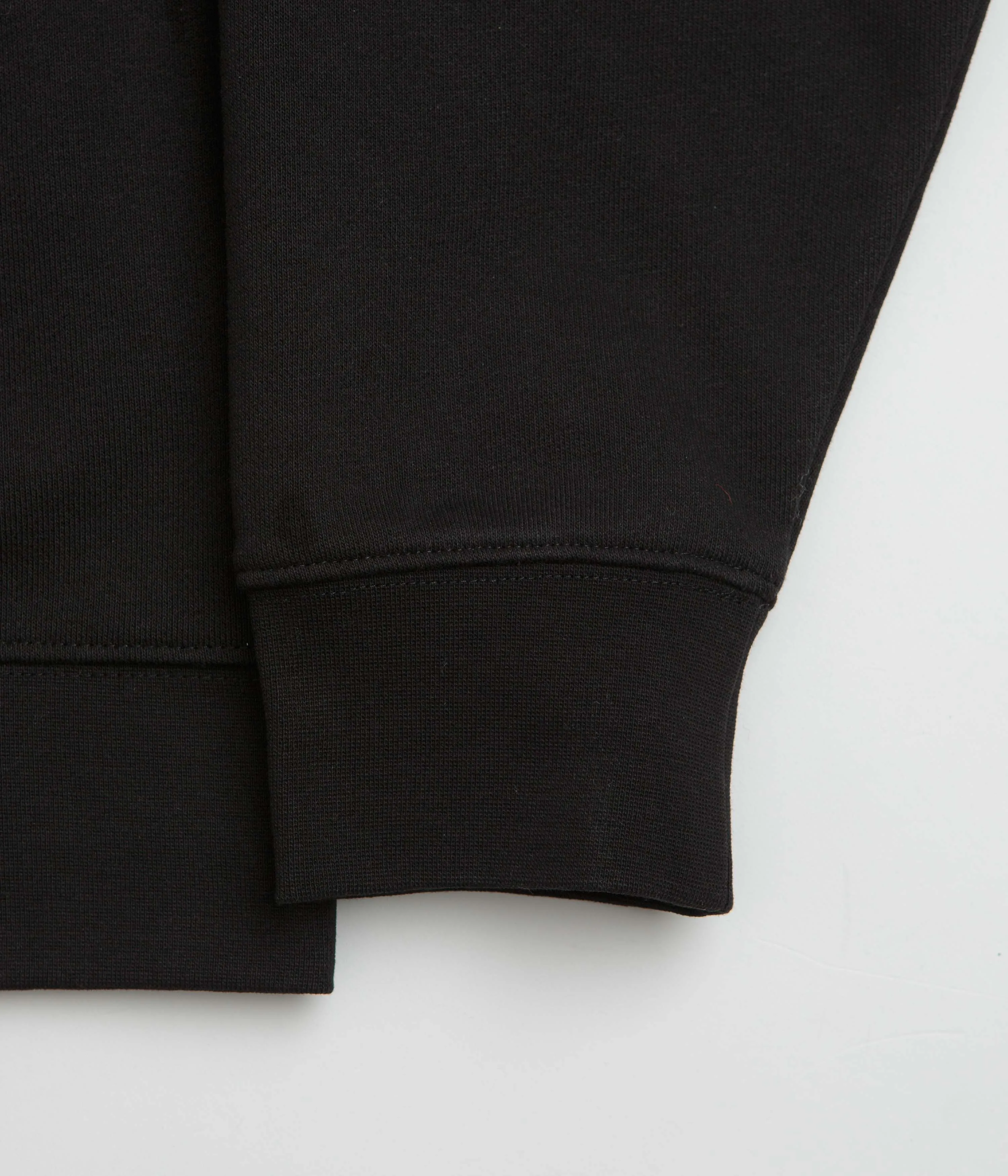 Obey Icon Stencil Flame Hoodie - Black