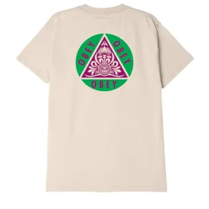 OBEY PYRAMID TEE // CREAM