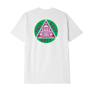 OBEY PYRAMID TEE // WHITE