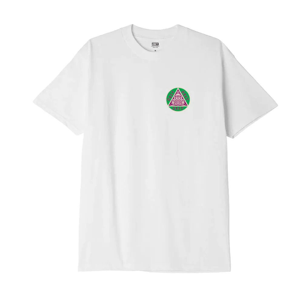OBEY PYRAMID TEE // WHITE