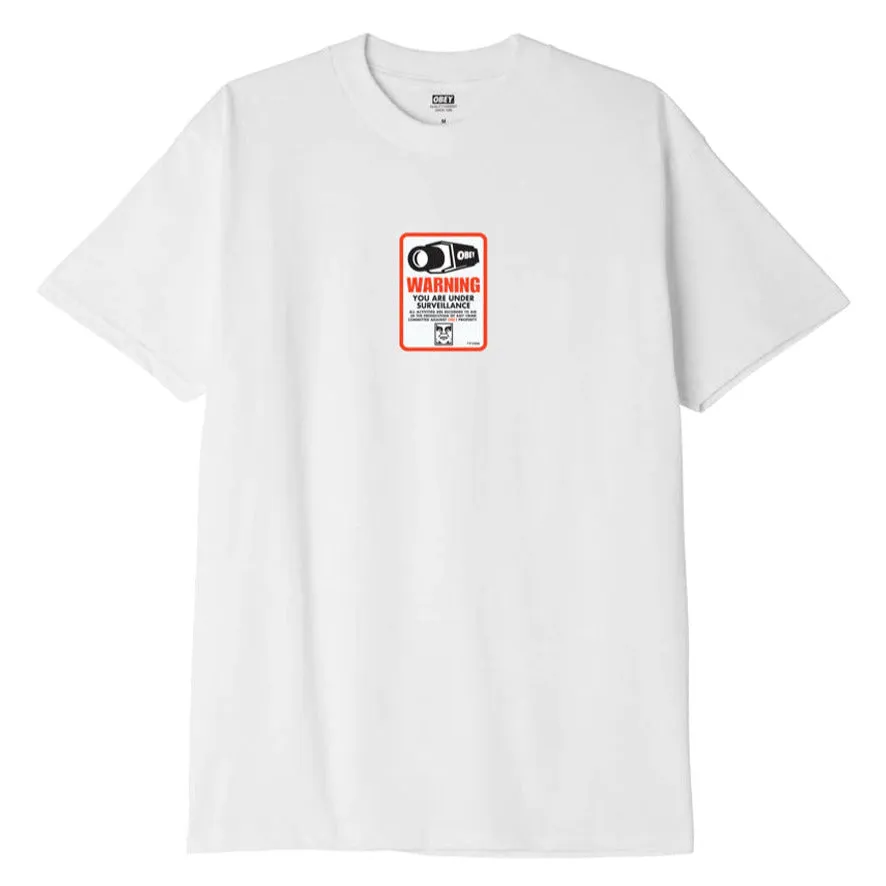 OBEY SURVEILLANCE TEE // WHITE