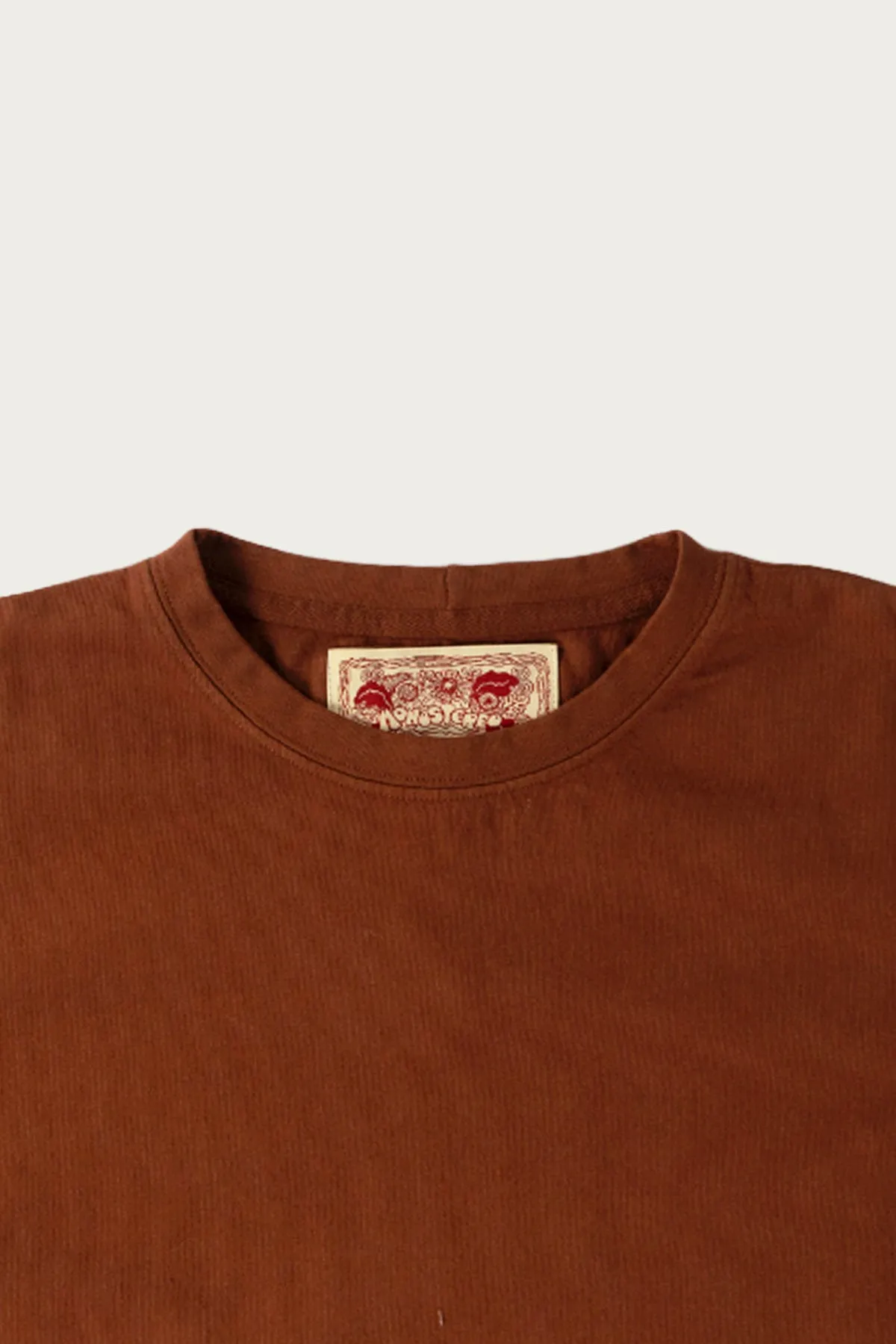 On The Farm Raw Hem Tee - Copper