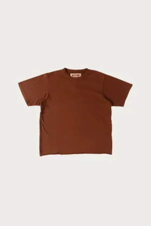 On The Farm Raw Hem Tee - Copper