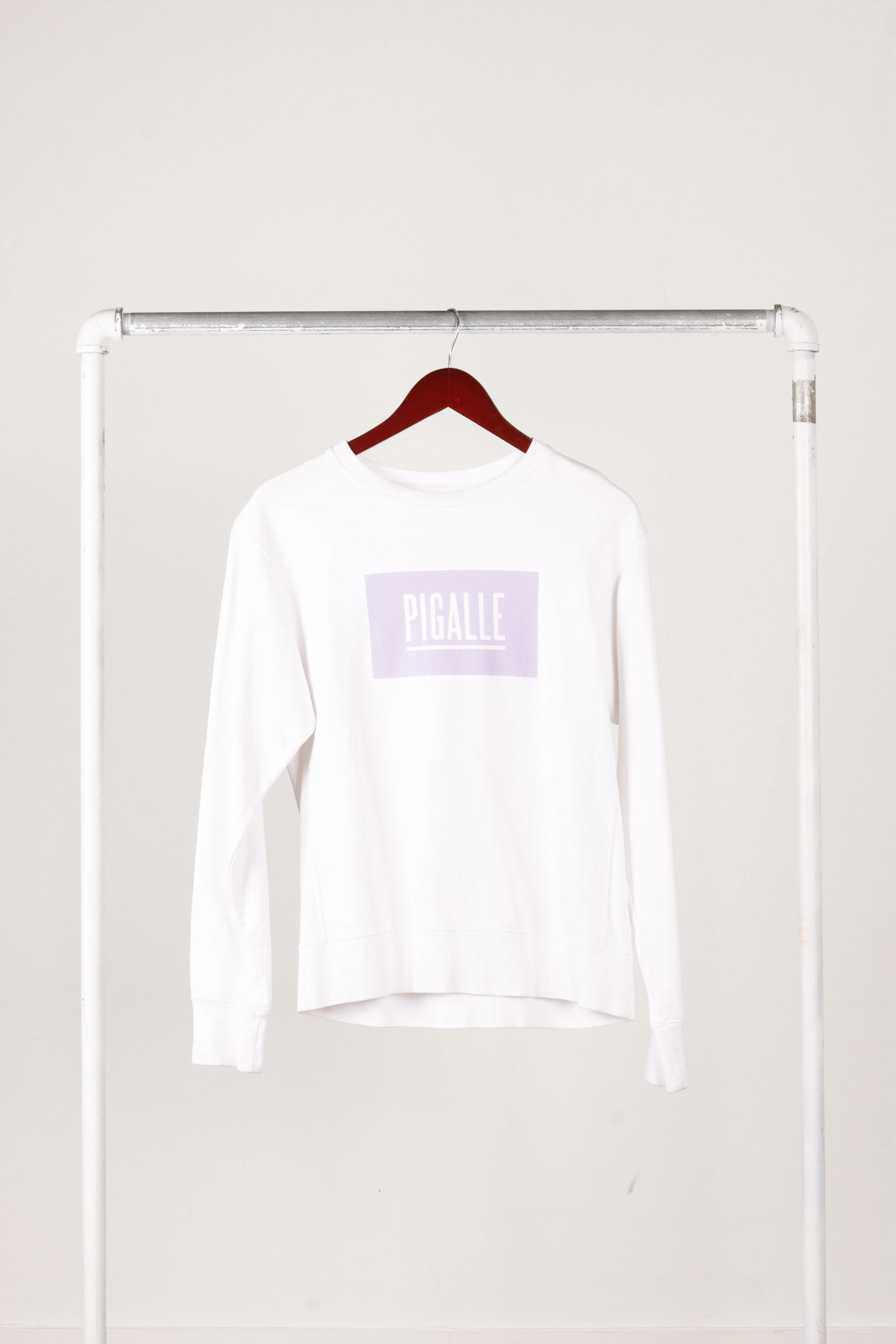 Pigalle SS17 'Classic Box Logo' Crewneck Sweatshirt White (2017)