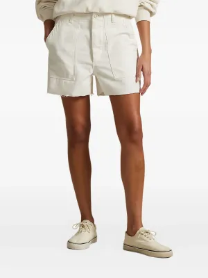 POLO RALPH LAUREN - Women Ecru Relaxed Fit Shorts