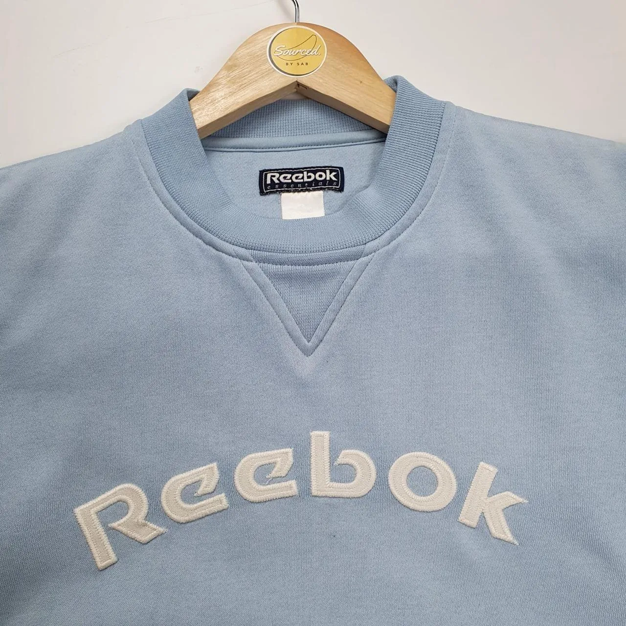 Reebok Embroidered Spellout Logo Sweatshirt (Women- Relaxed Fit)
