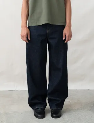 Relaxed Denim Jeans (Rinsed Indigo)