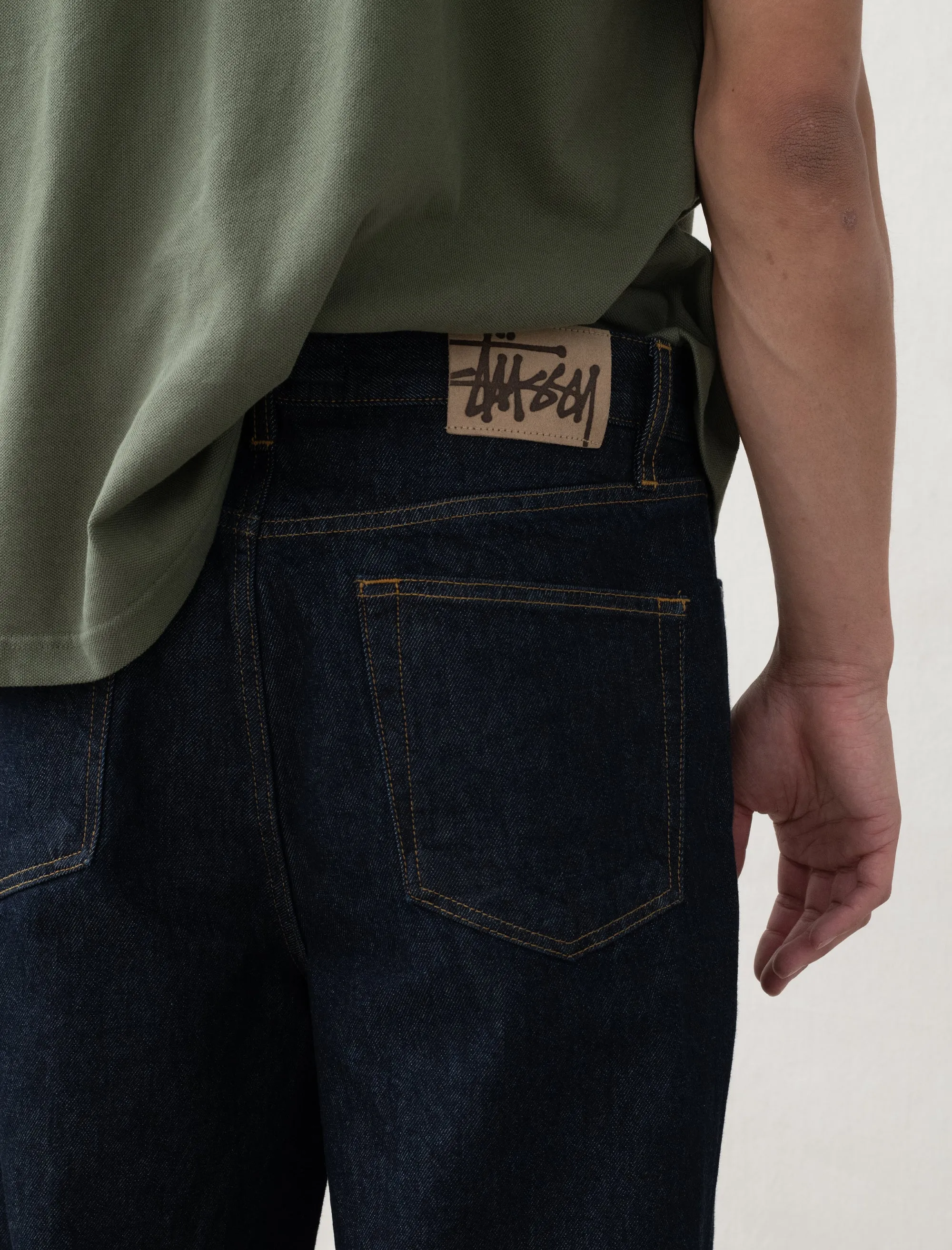 Relaxed Denim Jeans (Rinsed Indigo)