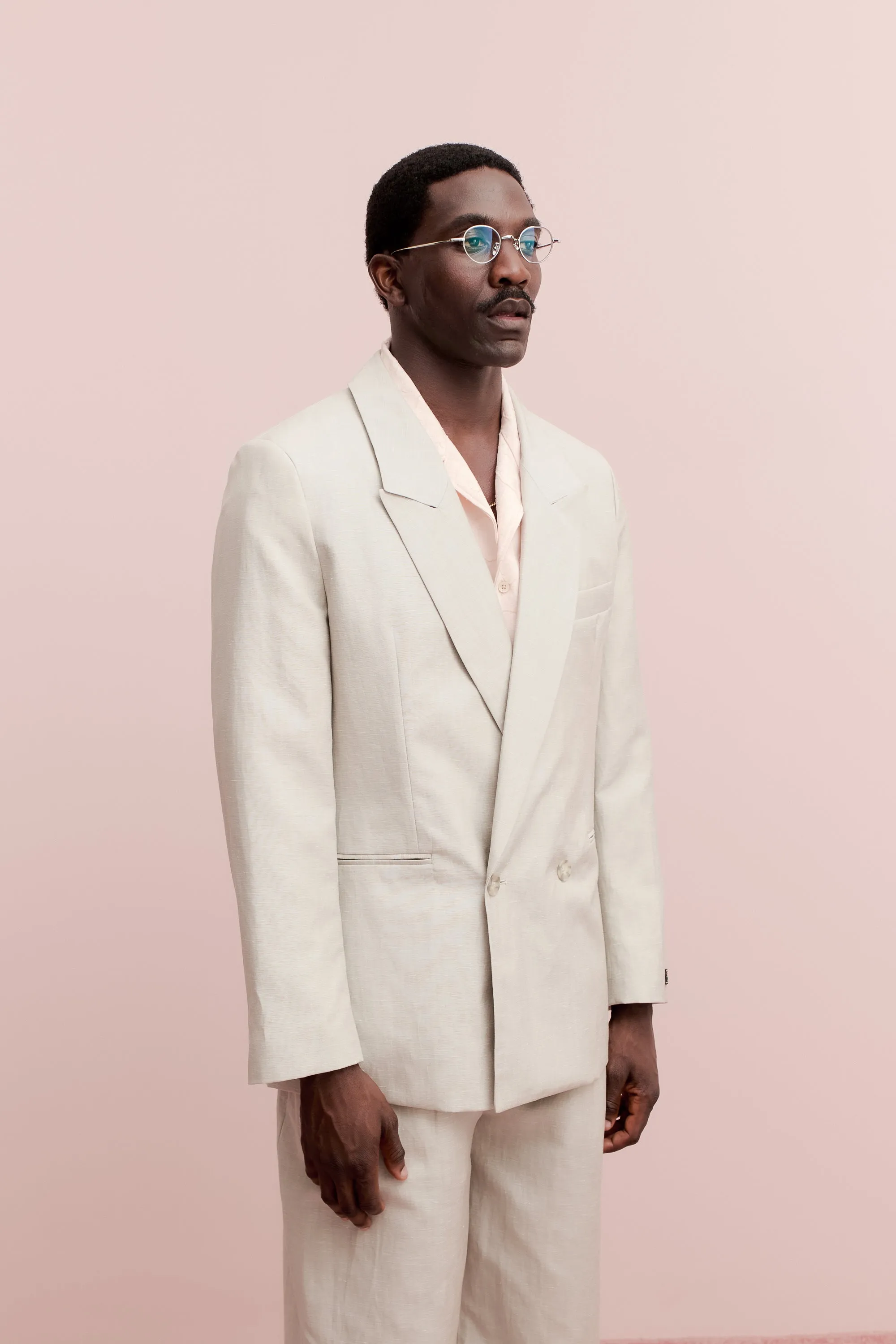RELAXED DOUBLE BUTTONED BLAZER