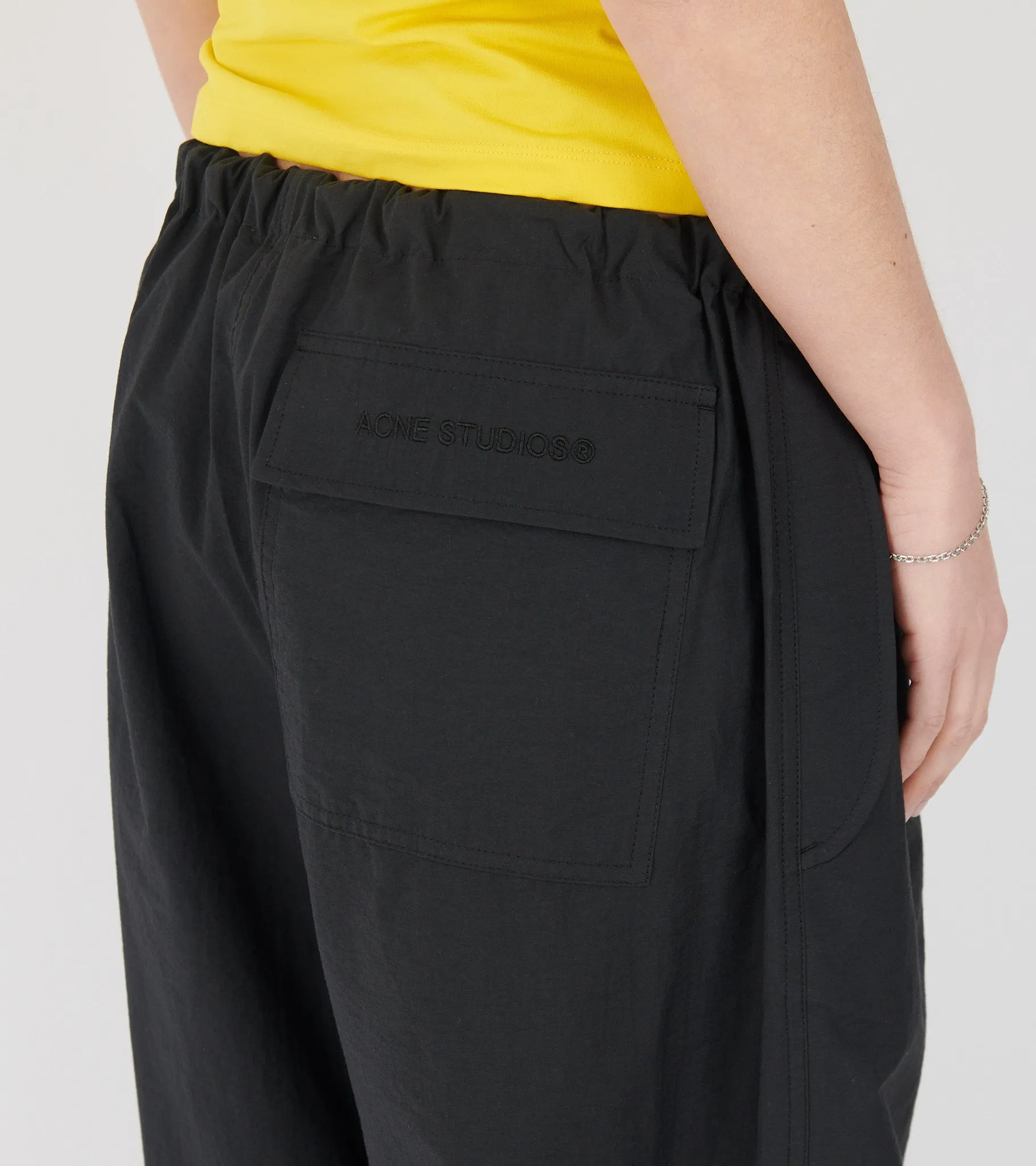 Relaxed Fit Trousers Black
