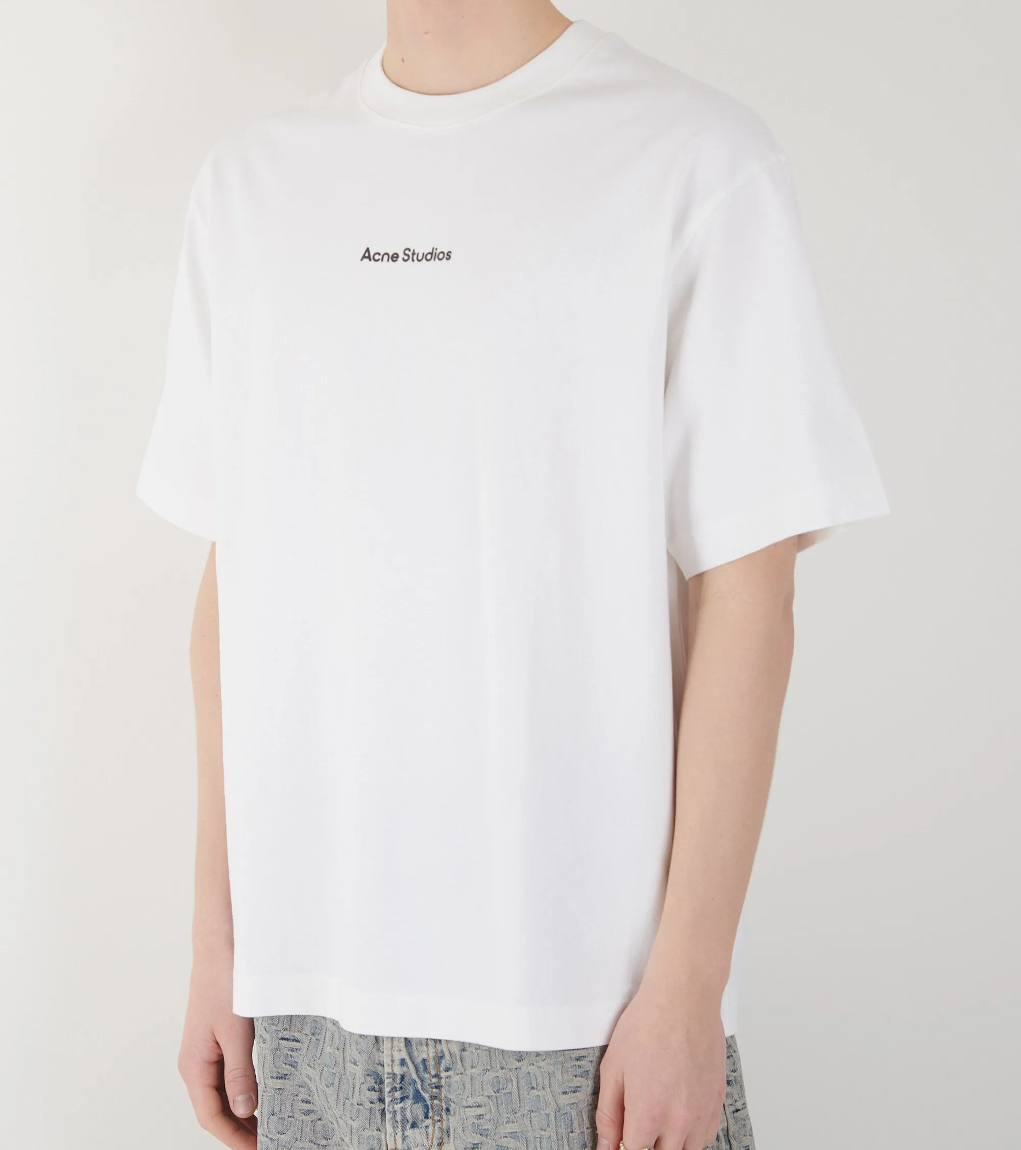 Relaxed Stamp Logo T-shirt Optic White