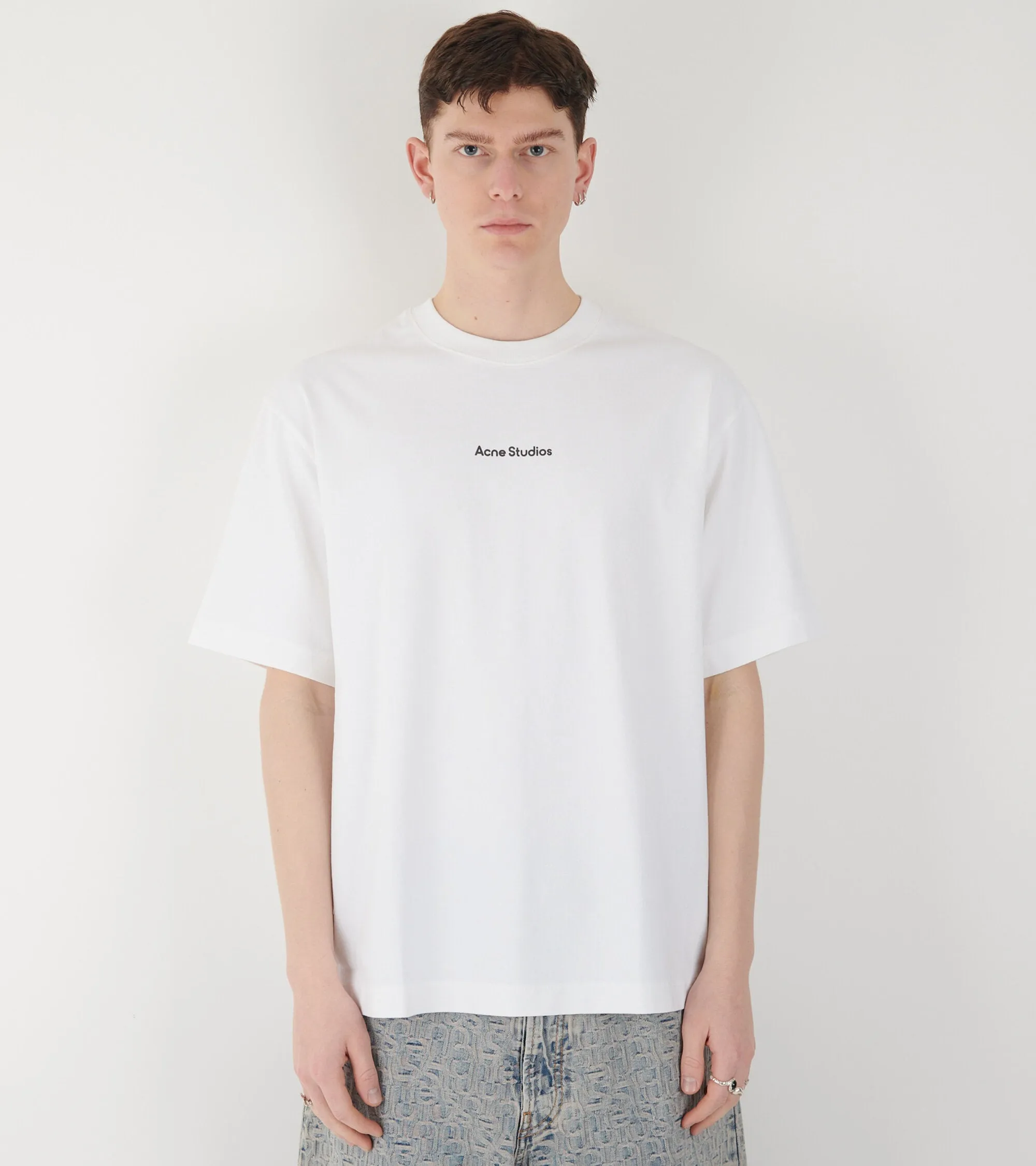 Relaxed Stamp Logo T-shirt Optic White