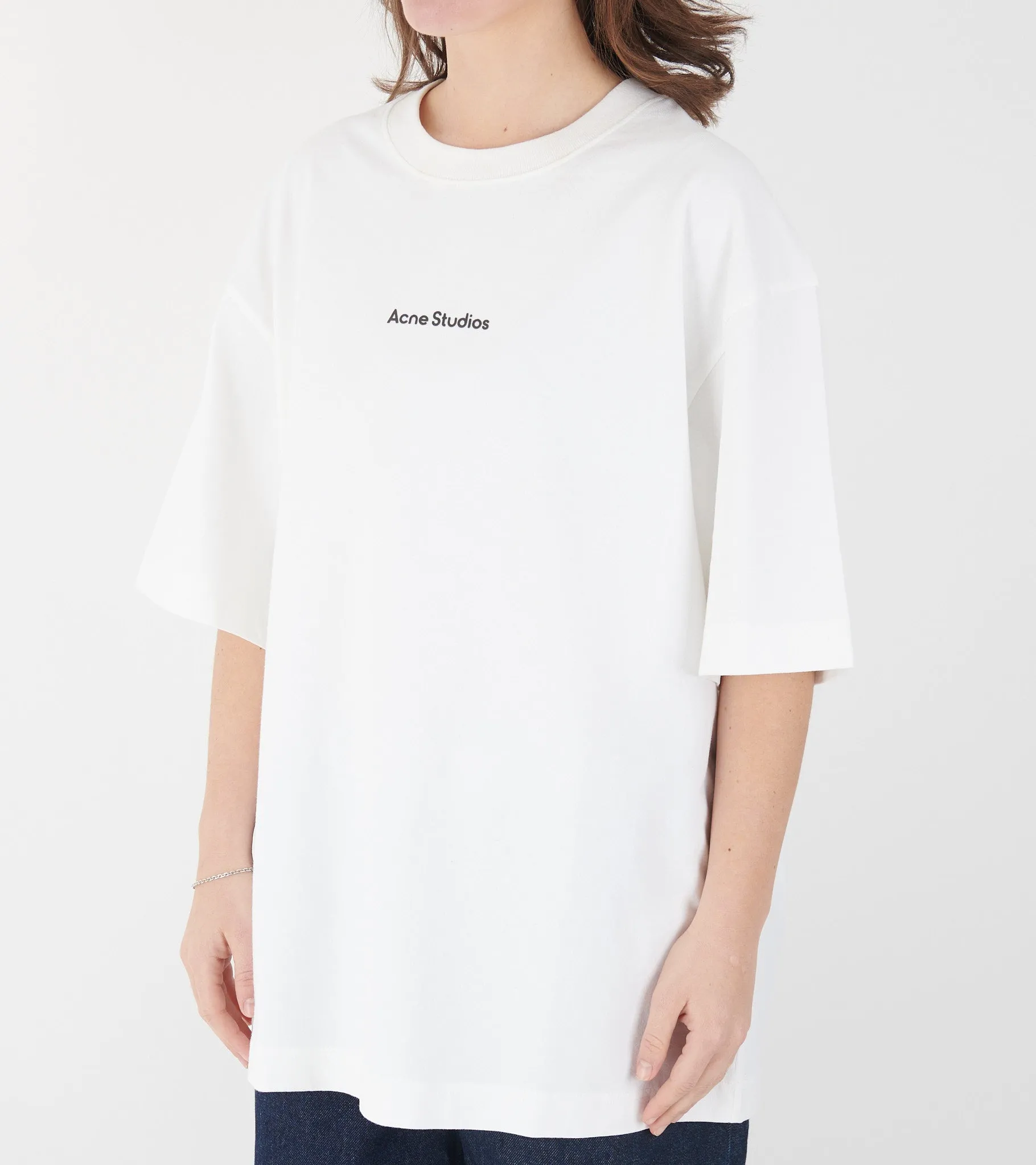Relaxed Stamp Logo T-shirt Optic White