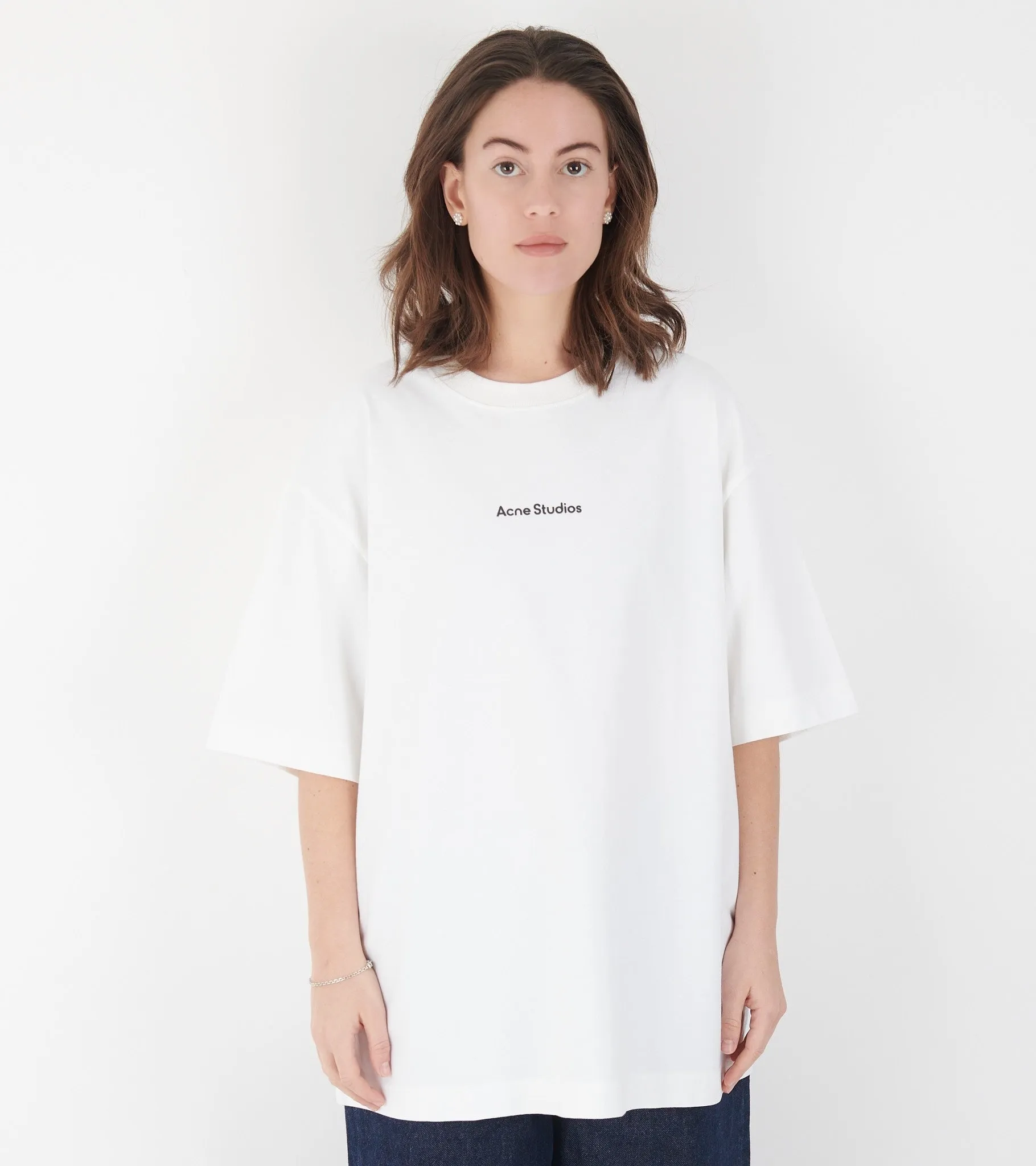 Relaxed Stamp Logo T-shirt Optic White
