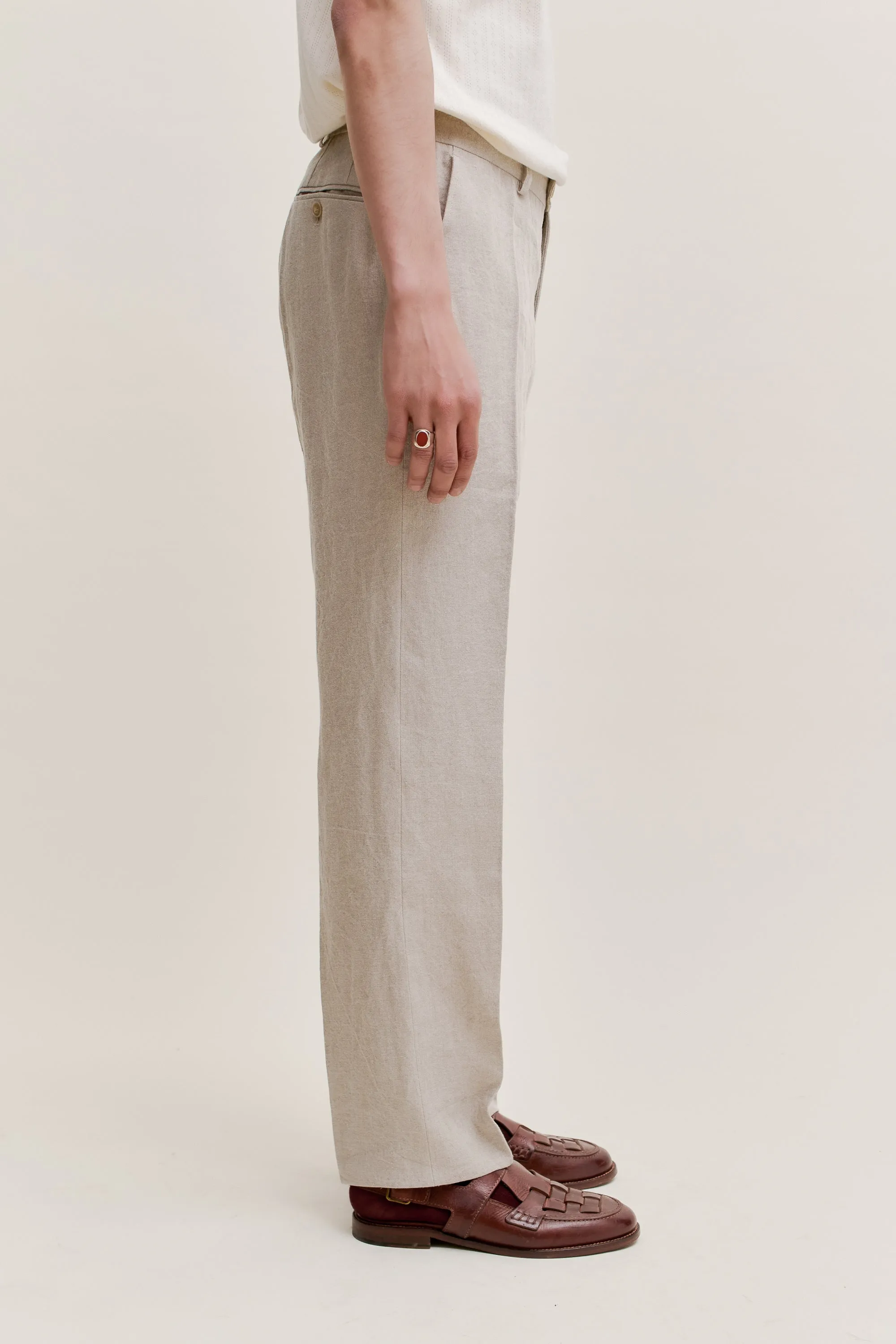 RELAXED TAILORED TROUSERS