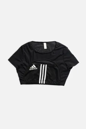 Rework Adidas Cut Out Mesh Tee - L