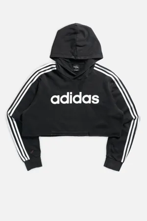 Rework Adidas Raw Crop Sweatshirt - XL