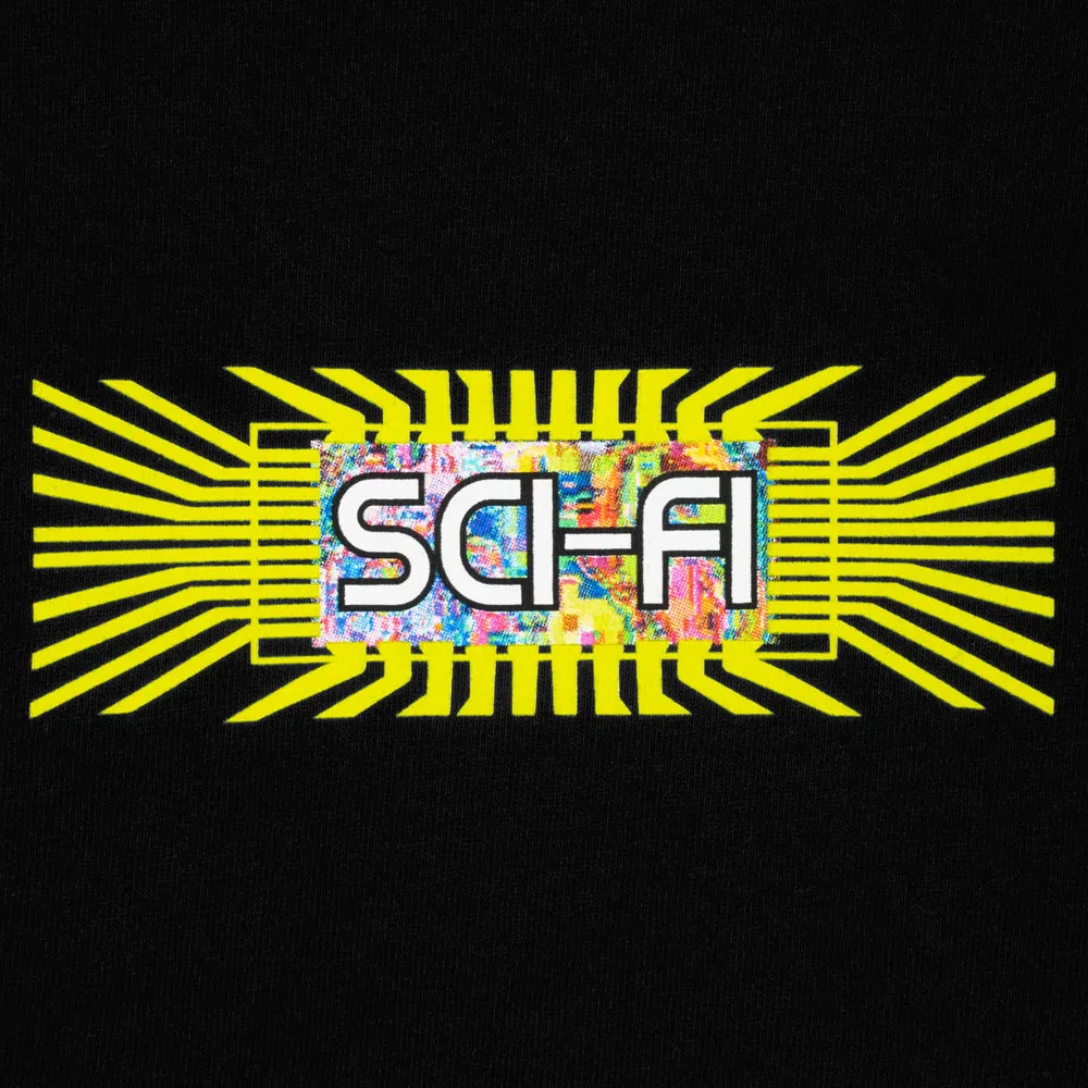 SCI-FI FANTASY CHIP TEE // BLACK