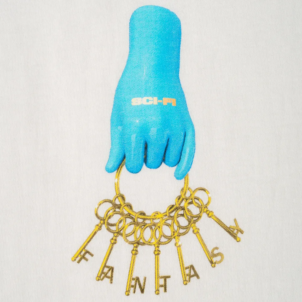 SCI-FI FANTASY KEYS TEE // WHITE