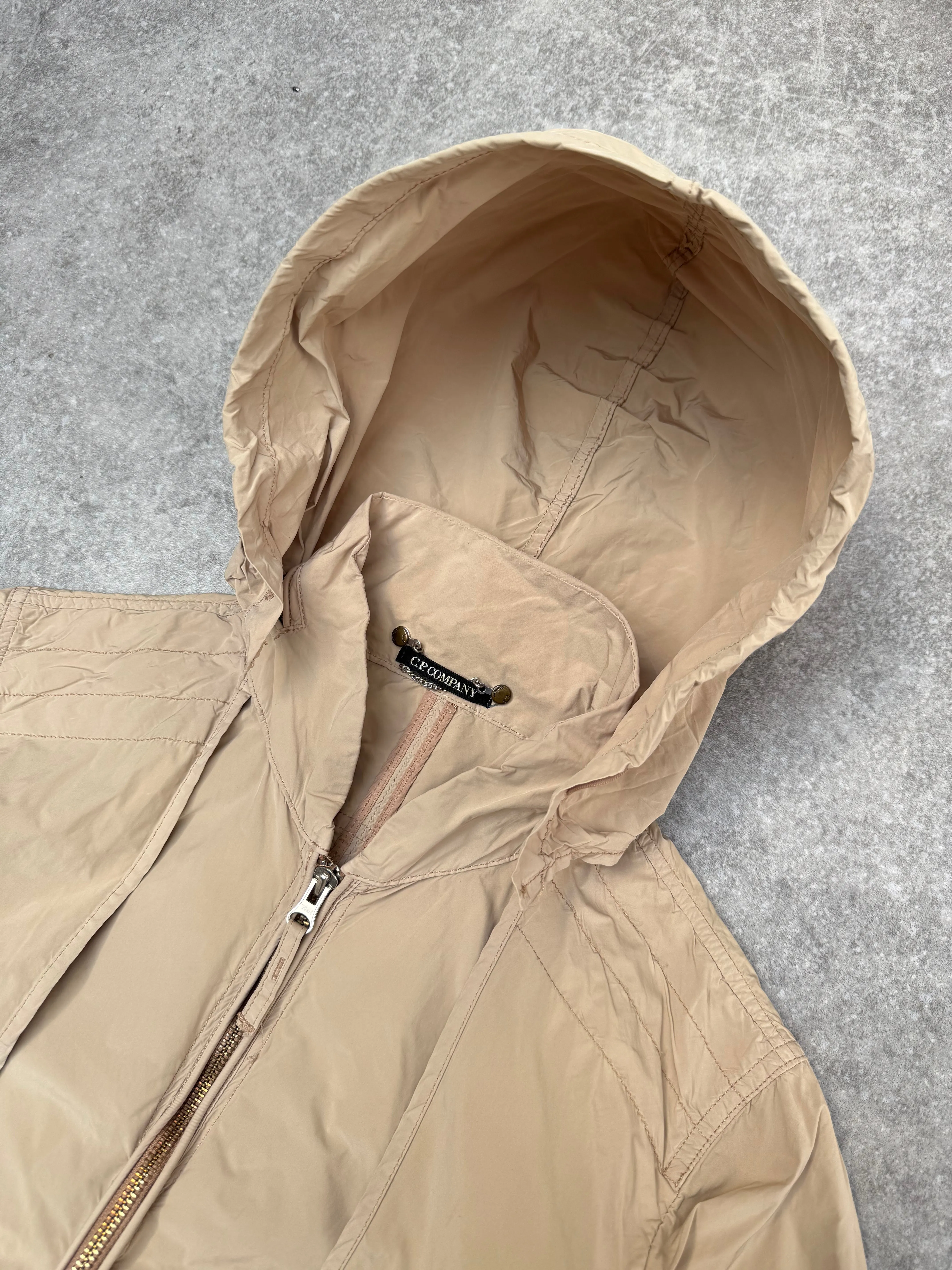 S/S 2007 C.P. Company Beige Lightweight Hooded Windbreaker
